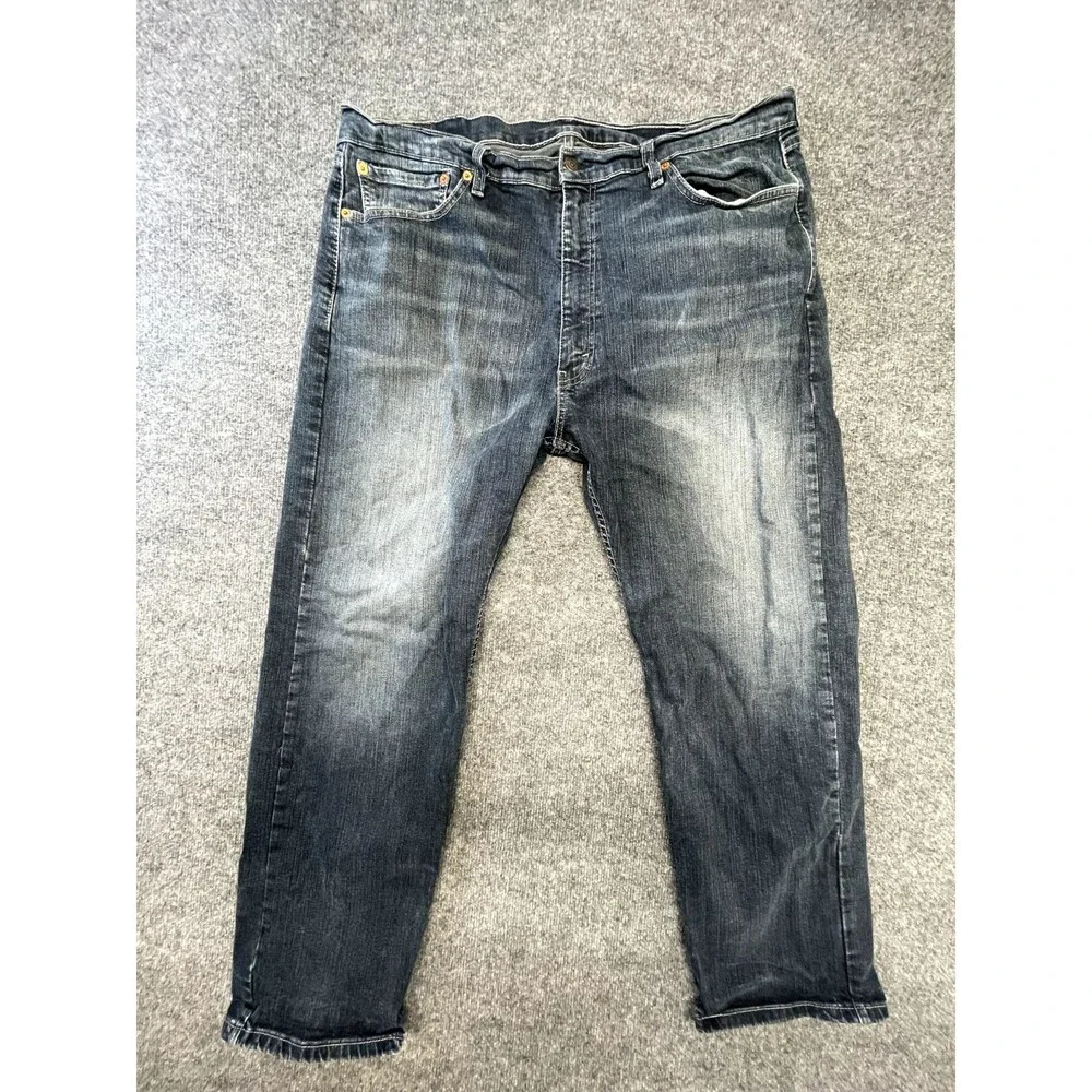 Levi's 505 Jeans Mens 42x30(39x28.50)Regular Fit Straight Blue Denim Medium Wash - Picture 2 of 11